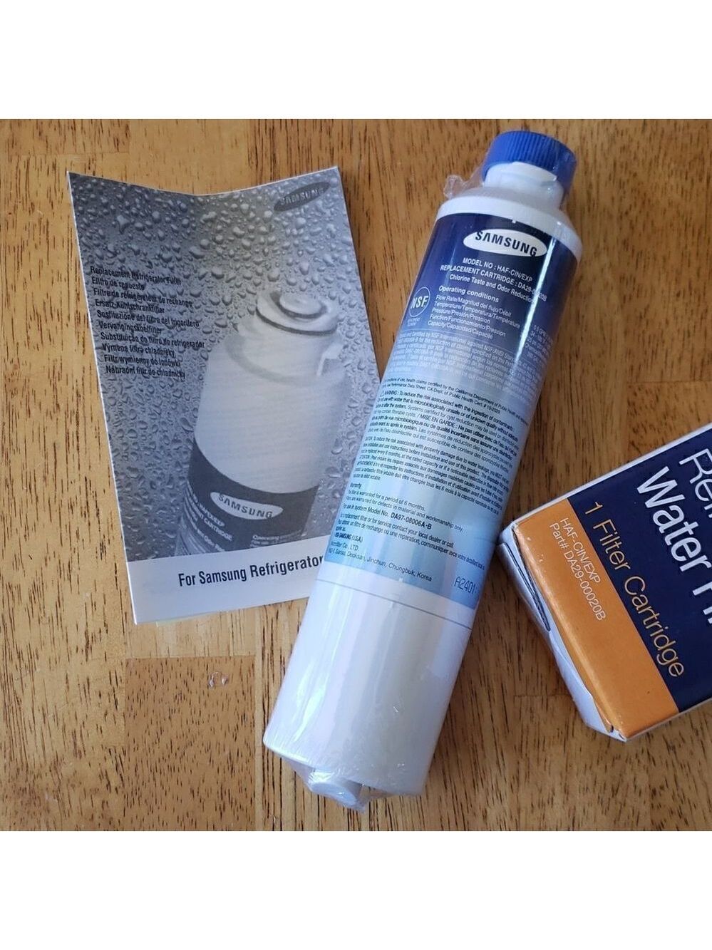 𝅺samsung Refrigerator Water Filter New and Sealed HAF CIN EXP DA29 00020B